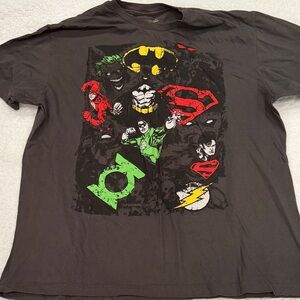 Justice League Graphic Print Men's T-Shirt